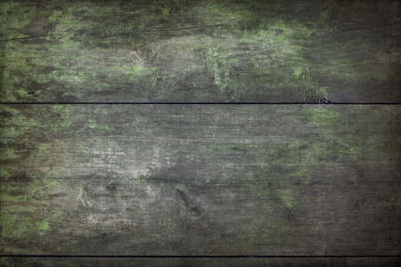 Surface of the vintage patinated wooden board useful like grunge backgroundの写真素材