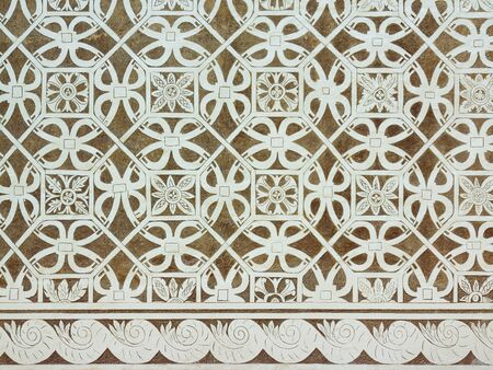 Sgraffito - Renaissance decoration of stucco of walls by scraping