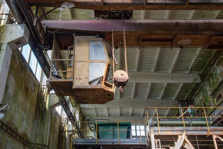 Abandoned iron ore mine in the Ore Mountains