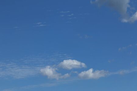 Clouds on the sky - floating cloudsの写真素材