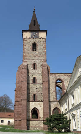 Benedictine monastery - Sazava monastery - from 1032. Founded by prince Oldrich and Saint Prokop - canonized 1204. Centrum of Slavonian culture at ancient time. Sazava, Czech republicのeditorial素材