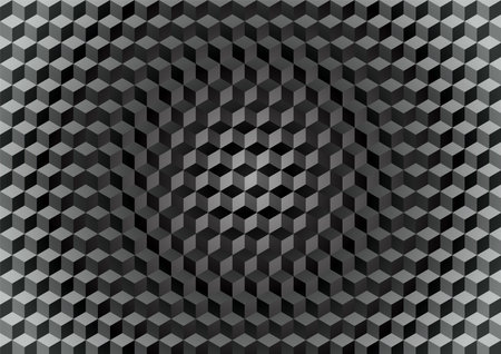 Abstract pattern from cubesのイラスト素材
