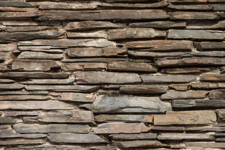 Slate Stone wall textureの写真素材