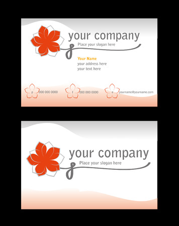 Business card ready for printingのイラスト素材