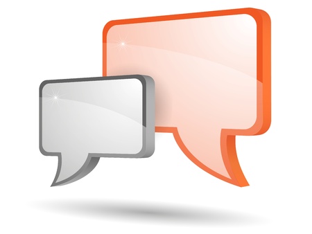 pair of icons cloud communication conceptのイラスト素材