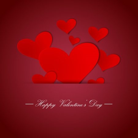 Love note with hearts on a gradient backgroundのイラスト素材