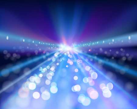 Road to the city illustration.のイラスト素材