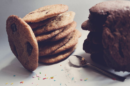 American cookies with chocolate chips