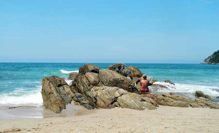  Dos Ingleses beach, Bombinhas, Brazilの写真素材