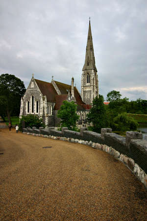 church in copenhagenの写真素材
