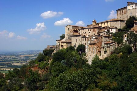 todi, a little town in italyの写真素材