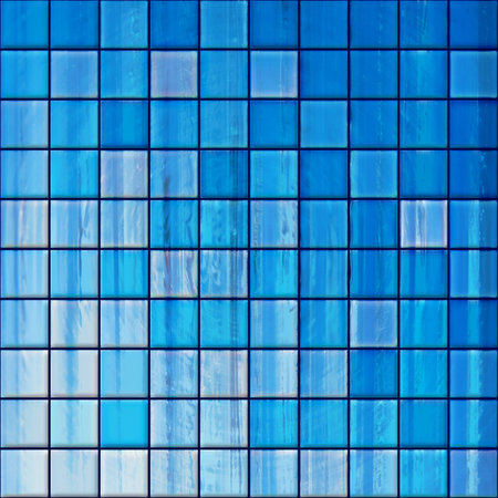 colorful modern mosaic tile in a bathroom