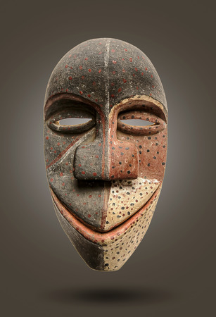Isolated African Maskの写真素材