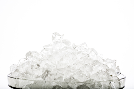 Isolated ice stonesの写真素材