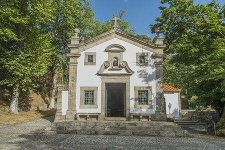 Church in the forestの写真素材