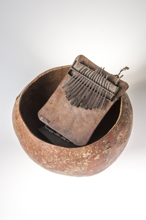 Handmade African music instrumentの写真素材