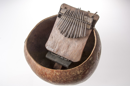 Handmade African music instrumentの写真素材