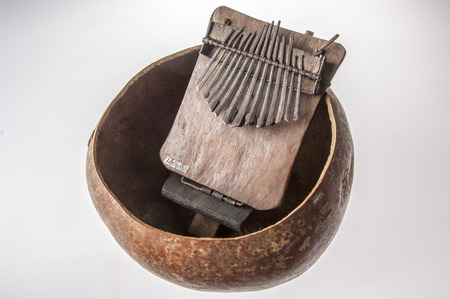 Handmade African music instrumentの写真素材