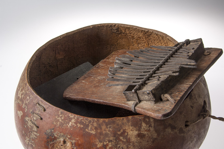 Handmade African music instrumentの写真素材