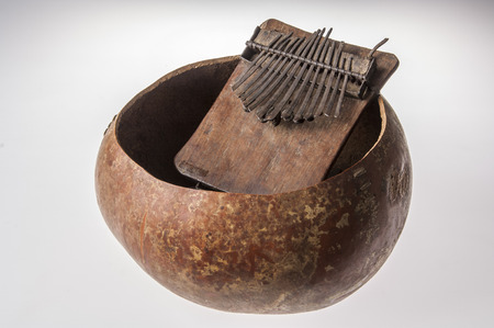 Handmade African music instrumentの写真素材