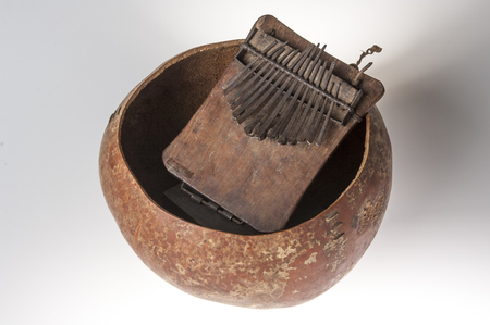 Handmade African music instrumentの写真素材