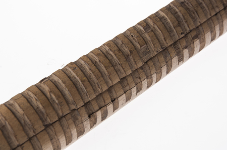 Handmade African music instrument isolated on white background.の写真素材