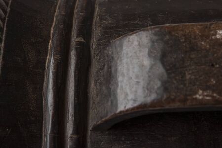 african instrument craved textureの写真素材
