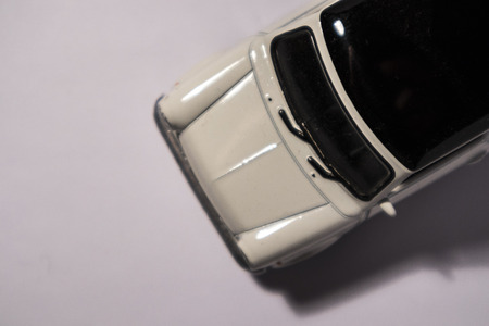 Car miniature car isolated on white backgroundの写真素材