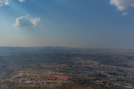 View to the city of Lubango. Angola.の写真素材