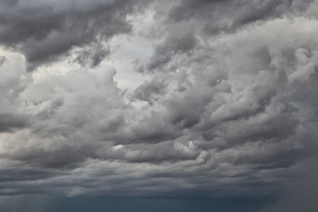 Stormy sky, extremely cloudy.の写真素材