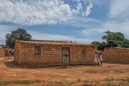 Cottage near the province of malanje africa. Angola.の写真素材