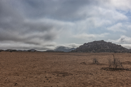Landscape of the Iona natural park. Cunene. Angola.の写真素材
