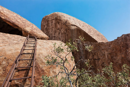 Millennial giant stones in the Iona natural park. Angola. Cunene.の写真素材