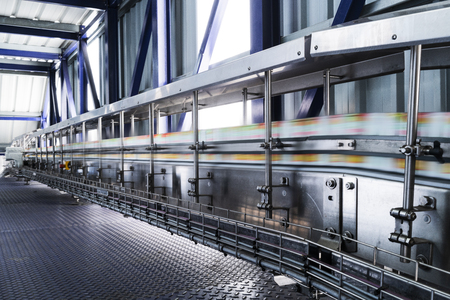 Manufacture of beverages industrial photography.の写真素材
