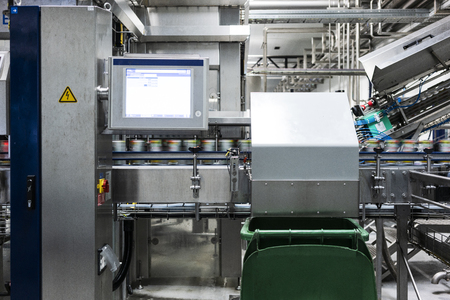 Carpet in beverage factory, refrigerants to pass with speed.の写真素材