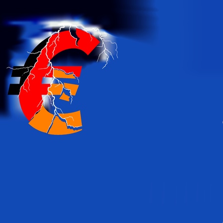 EURO thunderstruckのイラスト素材