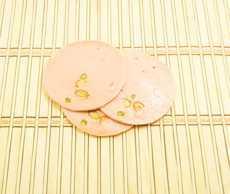 Pork bologna with chileの写真素材