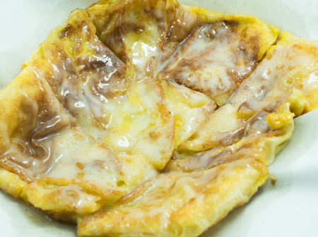 Roti the kind of Indian food made of flourの写真素材