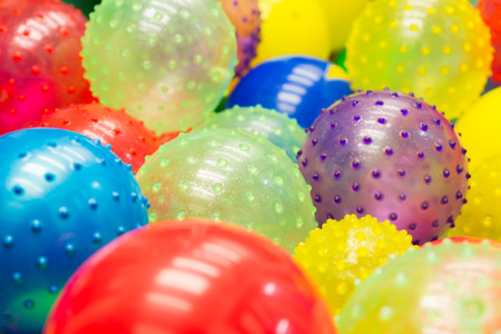 Colorful Inflatable ballsの写真素材