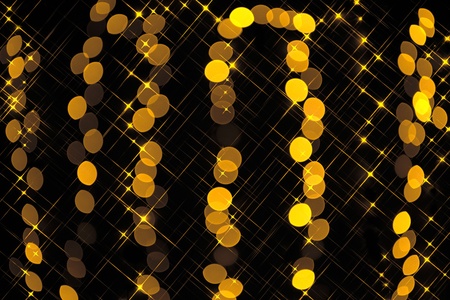Gold spots bokeh backgroundの写真素材