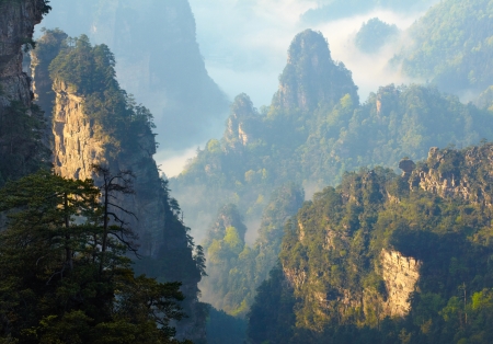 Zhangjiajie National Park, Chinaの写真素材