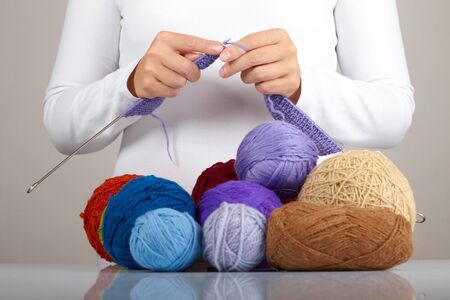 Knittingの写真素材