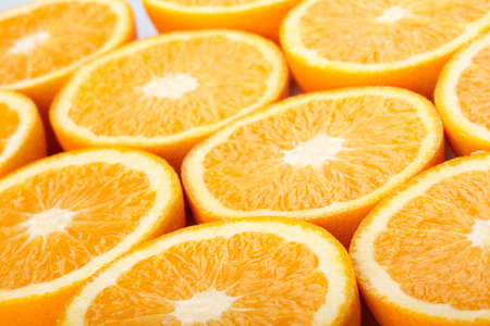 Orange halves の写真素材