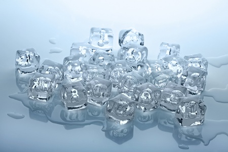Ice cubesの写真素材