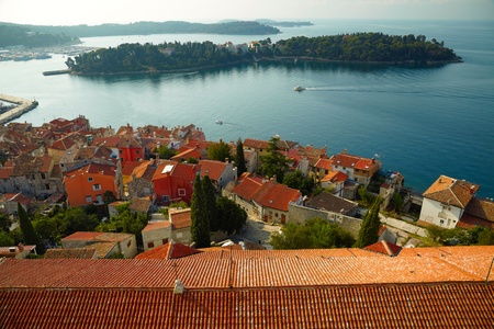 Old town at adriatic sea. Croatiaの写真素材