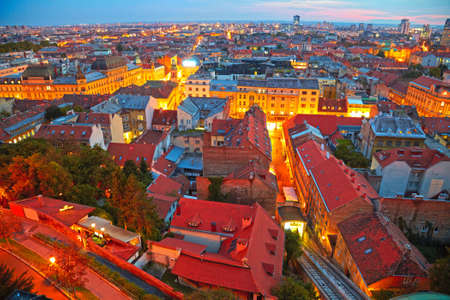 
Zagreb cityscape, Croatiaの写真素材