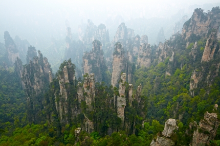 Zhangjiajie National Park, China. Avatar mountainsの写真素材