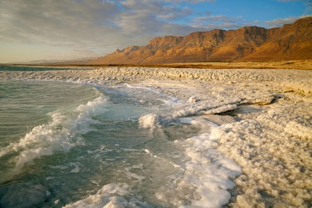 Dead Sea coastline. Israelの写真素材