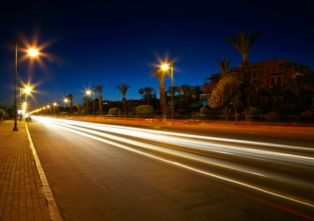 Highway at dusk