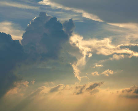 Sunset sky background の写真素材